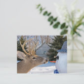 Carte Postale Invitation de déjeuner (Debout devant)