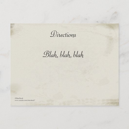 Carte postale Invitation de diplôme (Dos)