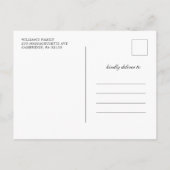 Carte postale Invitation de diplôme en soins infir (Dos)