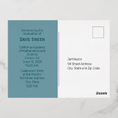 Carte postale Invitation de diplôme spécial (Verso)