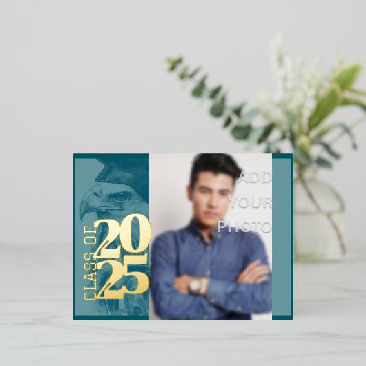 Carte postale Invitation de diplôme spécial (Debout devant)