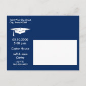 Carte Postale Invitation de diplômes modernes (Dos)