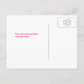 Carte postale Invitation de douche nuptiale (Dos)