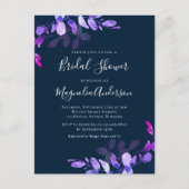 Carte postale Invitation de douche nuptiale Eucaly (Devant)