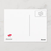 Carte postale Invitation de fête (Dos)