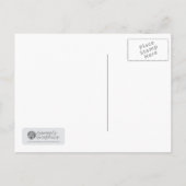 Carte postale Invitation de fête d'anniversaire du (Dos)