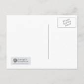 Carte postale Invitation de fête d'anniversaire du (Dos)