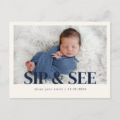 Carte postale Invitation de fête Sip & Voir (Devant)