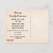 Carte postale Invitation de haut pays pour la réun (Dos)