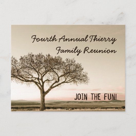 Carte postale Invitation de haut pays pour la réun (Devant)