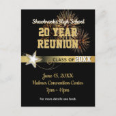 Carte postale Invitation de la 20e classe (Devant)