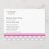 Carte postale Invitation de la fête de graduation  (Dos)