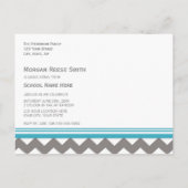 Carte postale Invitation de la fête de graduation (Dos)