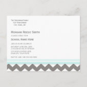 Carte postale Invitation de la fête de graduation  (Dos)