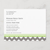 Carte postale Invitation de la fête de graduation (Dos)