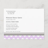 Carte postale Invitation de la fête de graduation (Dos)