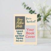 Carte postale Invitation de la fête de lancement a (Debout devant)