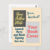 Carte postale Invitation de la fête de lancement a (Devant / Derrière)