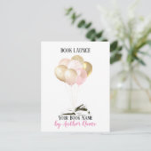 Carte postale Invitation de la fête de lancement d (Debout devant)