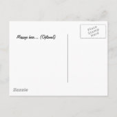 Carte Postale invitation de la fête du 50e anniversaire (Dos)