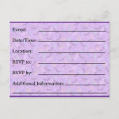 Carte Postale Invitation de la fête Pastel Ghosties (Dos)