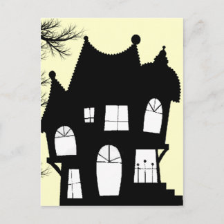 Carte Postale invitation de la maison hantée