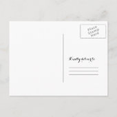 Carte Postale Invitation de la partie de fiançailles rustiques (Dos)