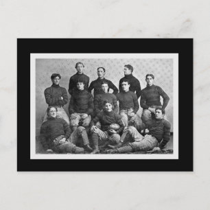 Carte postale Invitation de la partie de football