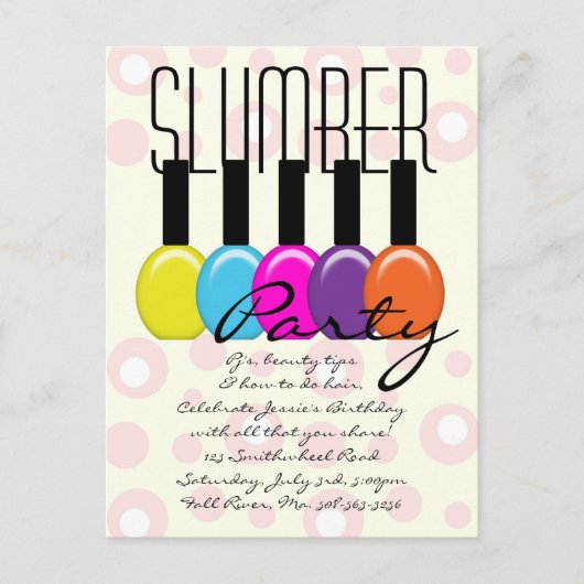 Carte Postale Invitation de la partie de sciage (Devant)