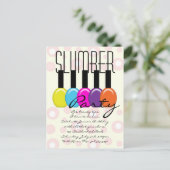 Carte Postale Invitation de la partie de sciage (Debout devant)