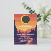 Carte Postale Invitation de la partie de surveillance Eclipse so (Debout devant)