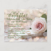 Carte postale Invitation de la partie d'engagement (Devant)