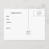 Carte Postale invitation de la piscine : liquides (Dos)