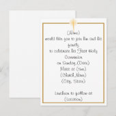 Carte Postale Invitation de la première sainte communion (Devant / Derrière)