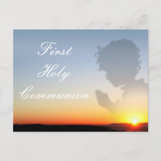 Carte Postale Invitation de la première sainte communion