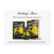 Invitation de lancement de livre seulement Signer 