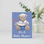 Carte postale Invitation de l'ours (Debout devant)
