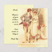 Carte Postale Invitation de mariage économique (Devant / Derrière)