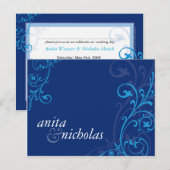 Carte Postale INVITATION DE MARIAGE :: fabuleux 5 (Devant / Derrière)