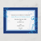 Carte Postale INVITATION DE MARIAGE :: fabuleux 5 (Dos)