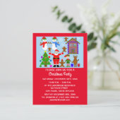 Carte postale Invitation de Noël #2 (Debout devant)