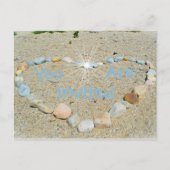 Carte Postale Invitation de plage (Devant)