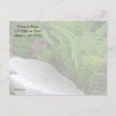 Carte Postale Invitation de vente de jardin (Dos)