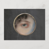 Carte Postale Invitation d'Halloween à l'œil de sorcière effraya (Devant)