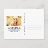 Carte Postale Invitation du barbecue Rustique | Couleurs modifia (Dos)