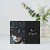 CARTE POSTALE INVITATION DU CASQUETTE NOIR DERBY (Debout devant)