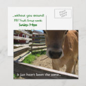 Carte Postale Invitation du Groupe Jeunesse (Devant / Derrière)