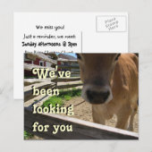 Carte Postale Invitation du Groupe Jeunesse (Devant / Derrière)