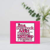 Carte Postale Invitation du groupe Scrapbooking (Debout devant)