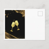 Carte Postale Invitation du Nouvel An 2024 (Dos)